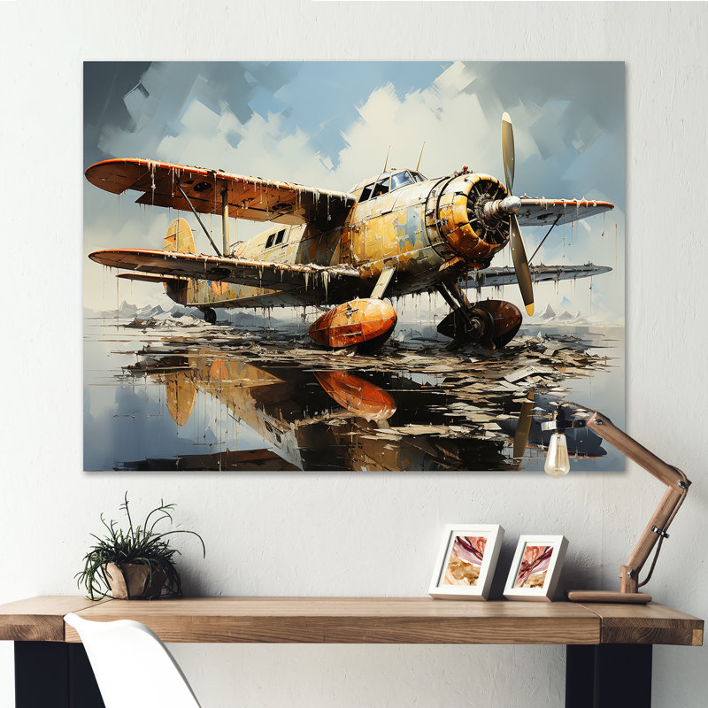 Reproduction d'art sur toile, H 16 po x l 32 po x P 1 po, Toile tendue