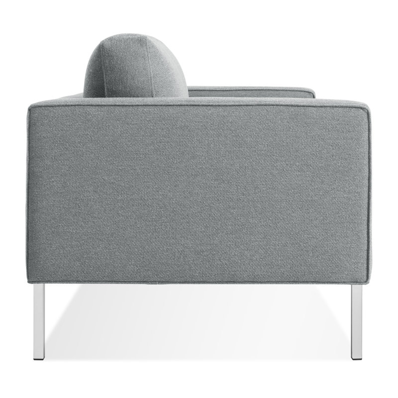 Paramount Loveseat, Sanford Ceramic Crossweave, Metal