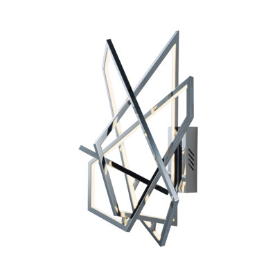 Adebisi Steel LED Armed Sconce