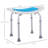 Bath Stool For Elderly, Disabled & Pregnant - 6-Level Adjustable, Non-Slip, , Blue Aluminum Product Adjustable Shower Chair Injured Expectant Mothers