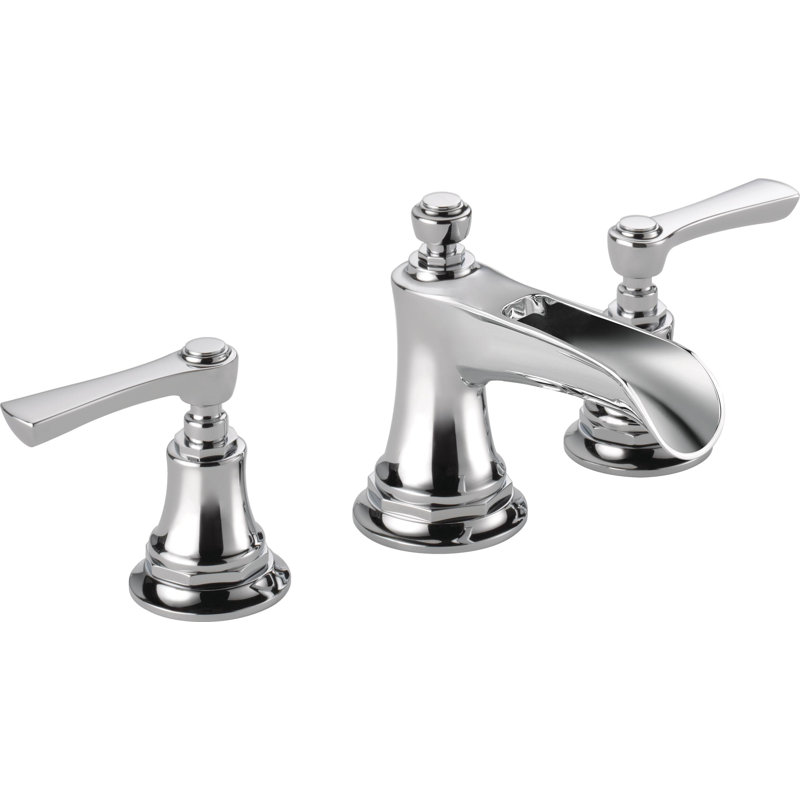 Rook® Widespread Bathroom Faucet with Drain Assembly, 1.2, Lever, Chrome