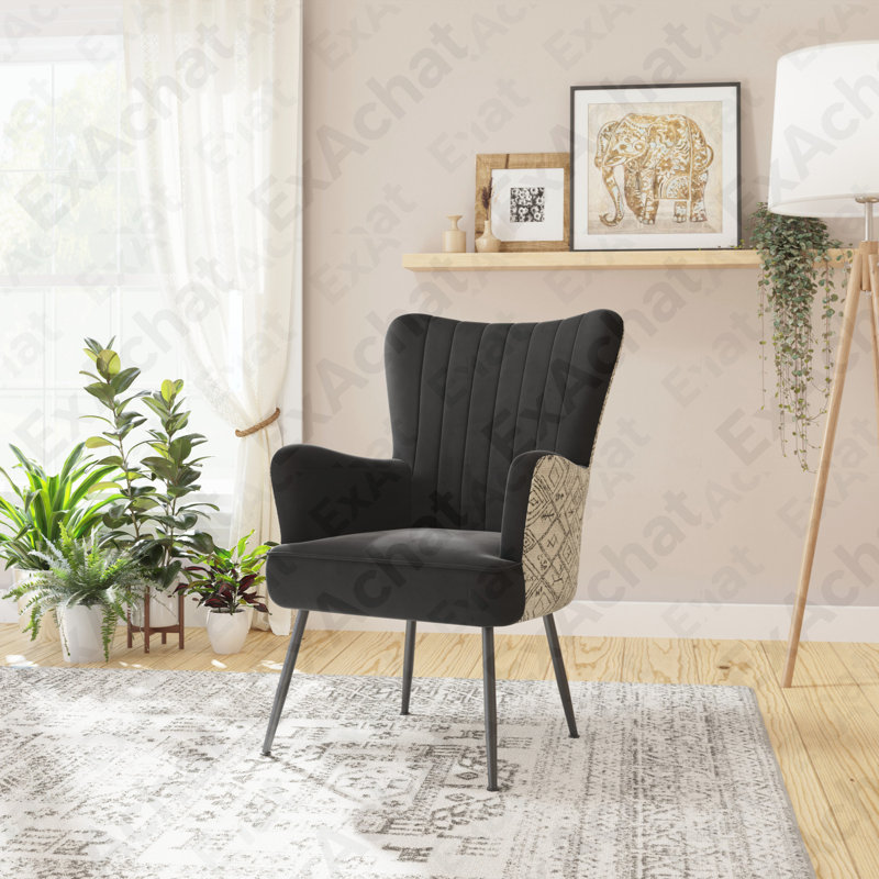 Fauteuil d'appoint noir
