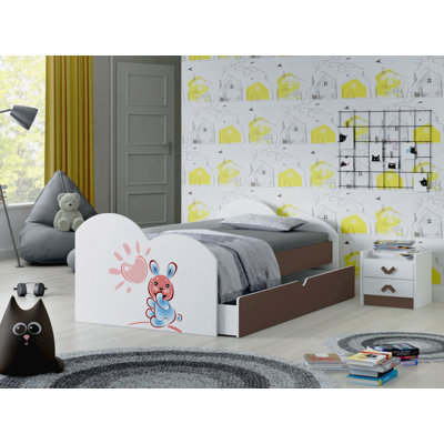 Runolfson Kids European Toddler (80 X 160cm) with Drawers