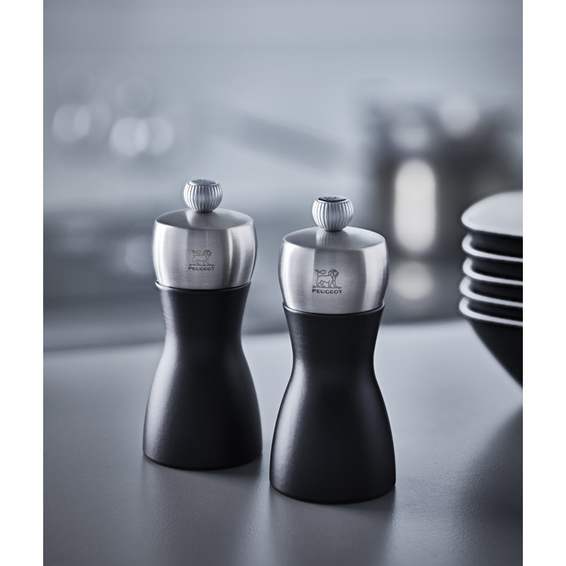 Salt & Pepper Mill Set, 5" H x 2.05" W