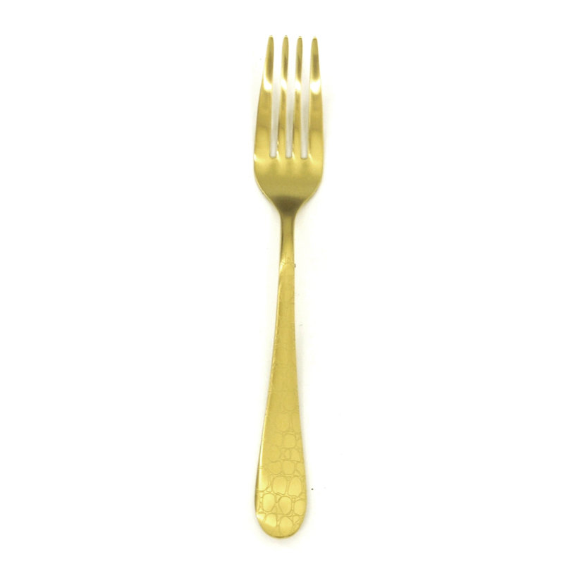 Coccodrillo Salad / Dessert Fork, Ice Gold