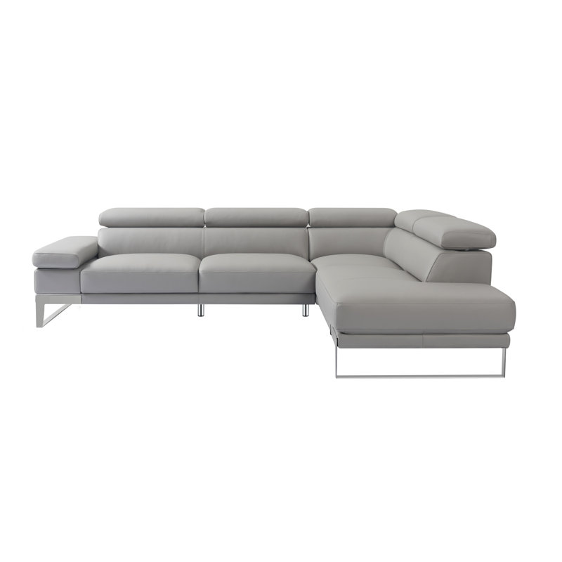 Upholstered L-Shaped Sectional, Accoudoir à gauche (vu de face)