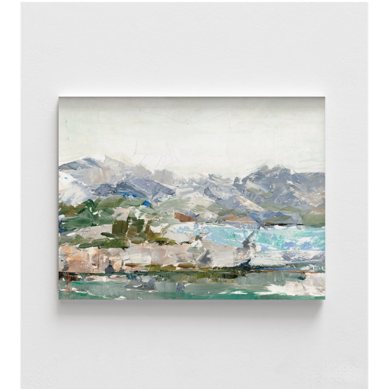 Winter Cove I By Ethan Harper, Framed Ethan Harper Art, Snowy Alcide Print, Winter Scenery Painting Print, Snowy Wall Art, Framed Wall Art