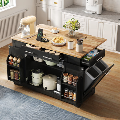138 cm W Kitchen Island