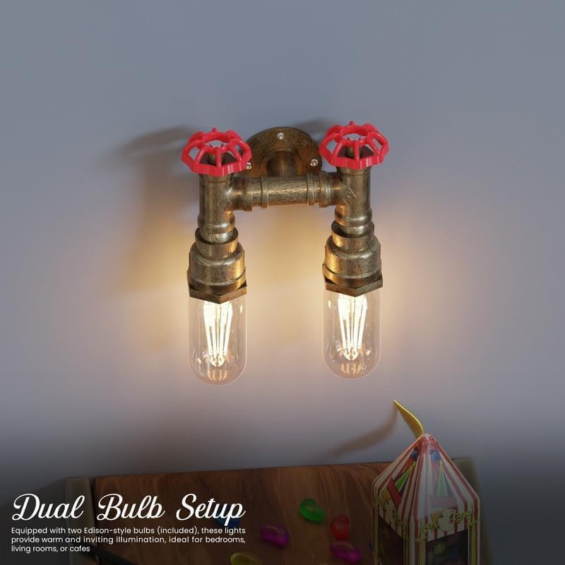 Armed Sconce, Brushed Copper