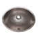 Whitehaus Collection Decorative 12'' Oval Bathroom Sink with Overflow