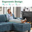 Ilyes Upholstered U-Shaped Sectional Reversible-529816915