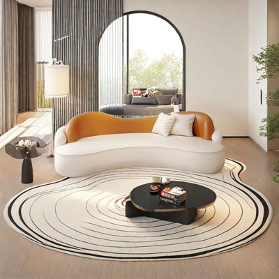 Curved negotiating sofa