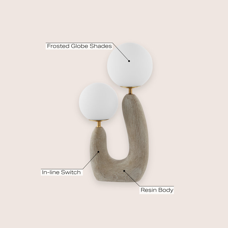 Lampe fantaisie en résine Brendell