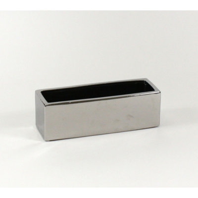 Vase de table rectangulaire long en céramique