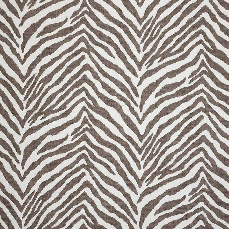 Indoor/Outdoor Sunbrella Seat/Back Cushion, 23.5" W x 23" D, Tan Leo Animal Print