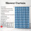 Tile Shapes - Rideau de douche Premium-1132293399