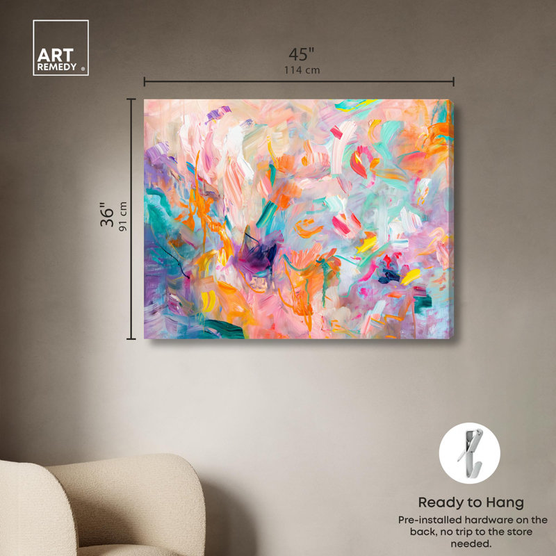 «Im Coming Up II», reproduction d'art sur toile par Art Remedy, H 36 po x l 45 po, Toile tendue avec châssis