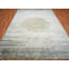 Tapis oriental brun en soie noué à la main 9 pi 0 po x 12 pi 5 po - MOA10275495