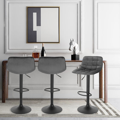 Peake Upholstered Adjustable Height Counter Stool
