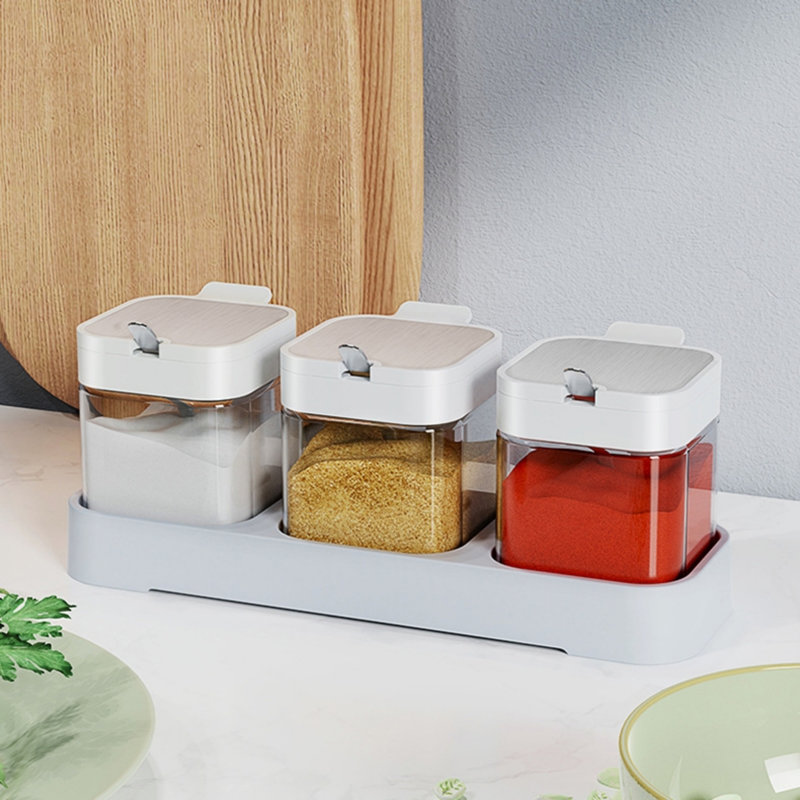 Glass Canister - Set of 3