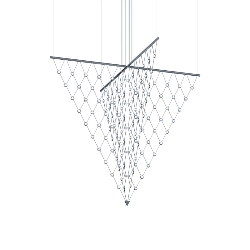 Luminaire suspendu Constellation Galaxy, H 71 po x l 81,25 po