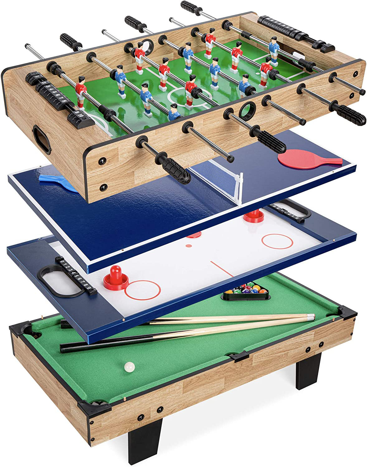 54-in 4-in-1 25.75 Multi-Game Table