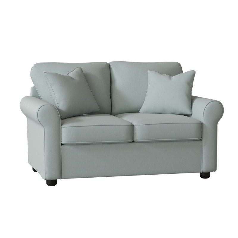 Warrington 60'' Upholstered Loveseat, Canvas Spa Sunbrella® Canvas