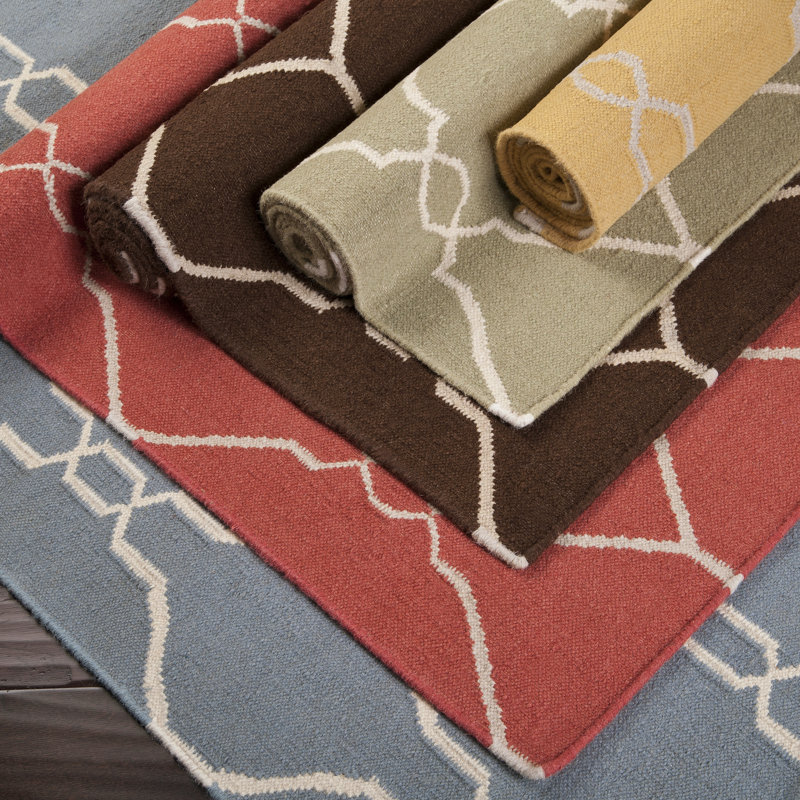 Larksville Wool Geometric Indoor Rug
