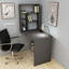 Computer Desk with Shelves Wall Mountable Lindzy-68938381
