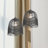 10"W Amher 1-Light Black Rattan Pendant Light