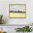 GRAY HOUSE IN BLUE -Framed Print - Restickable