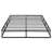King Mattress Foundation With Black Metal Frame & Textured Fabric, 12 Slat Support, 8.5" Height, Easy Setup Technique Procedure Method Structure Cover, Assembly Comprehension, 700Lb Capacity, Bedroom-1785022060
