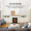 Klarstein 112cm W White Fireplace