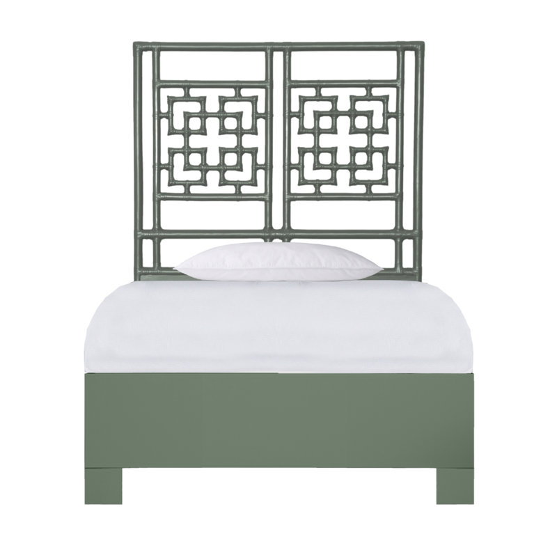 Palm Springs Low Profile Standard Bed, Twin XL, White