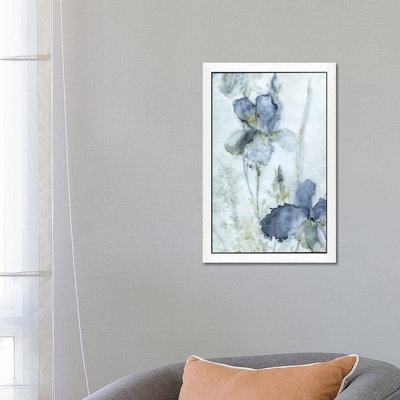 Morning Iris by Carol Robinson - Floater Frame Painting on Canvas