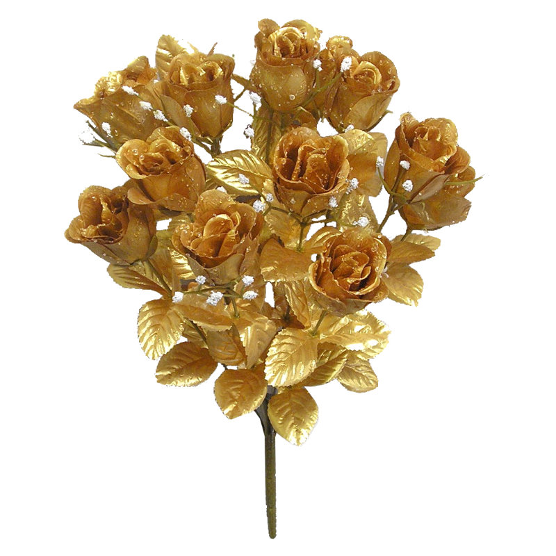 Rose Arrangement, Gold
