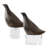 Arjola Gray Sculptures, Set Of 2