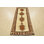 Tapis blanc unique de 3 pi 8 po x 7 pi 7 po