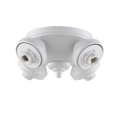 myFanimation Four Light Fitter - Matte White