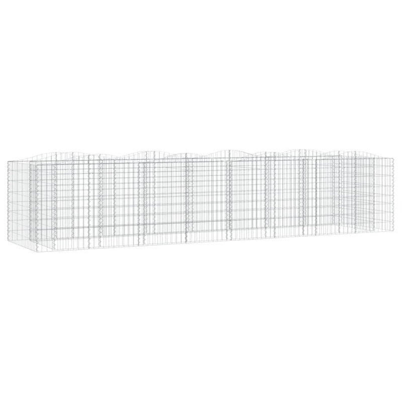 Azelia Silver Mesh Fence Panels, 100cm H x 400cm W x 100cm D