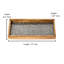  Plateau de table basse en bois mosaïque