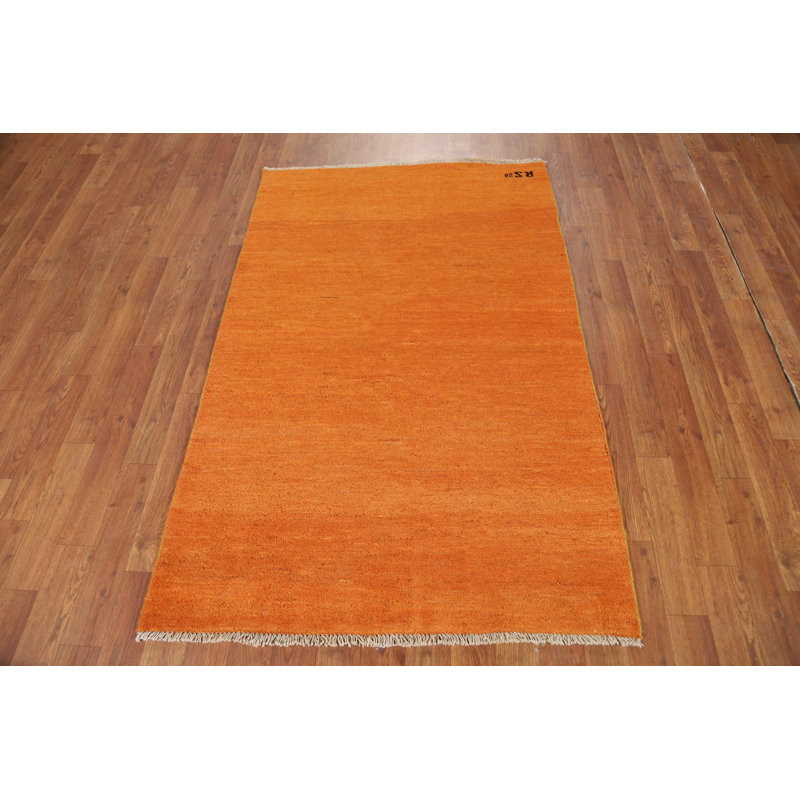 Contemporary Wool Gabbeh Oriental Rug 3x5