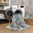 GLN Contemporary Collection - Modern Machine Washable Area Rug, Non Slip, Abstract, Living Room, Bedroom, Bathroom (Gray)-1366973598