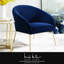 Fauteuil demi-tonneau en velours 31 po Lucent-1784623170