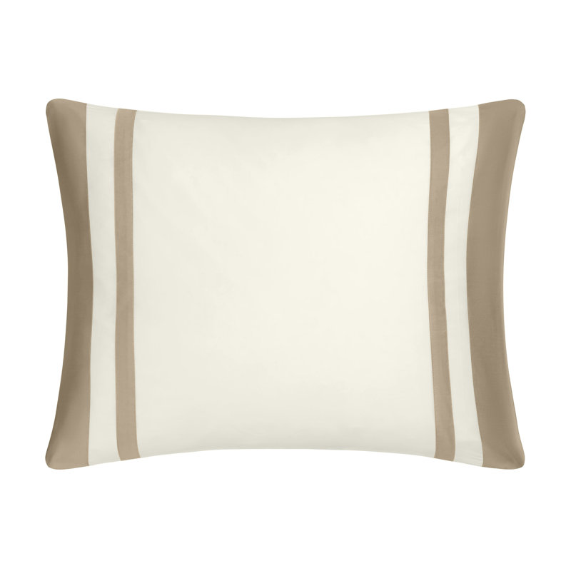 Savoy Sham, Ivory/Candlelight, Euro