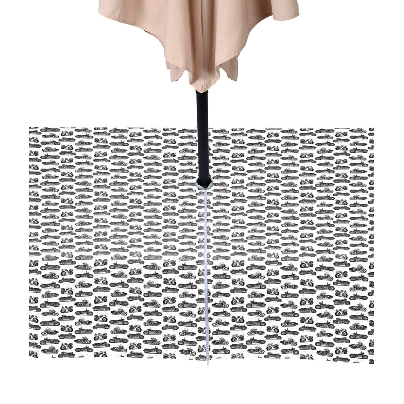 Ehren Geometric Tablecloth, 120" x 60"