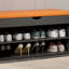 Banc de rangement pour chaussures 27,6 po-108975259