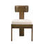 Ensemble de 2 chaises d'appoint en bois