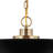Eddy 1-Light Dimmable Steel Dome Pendant-832871381-832871379