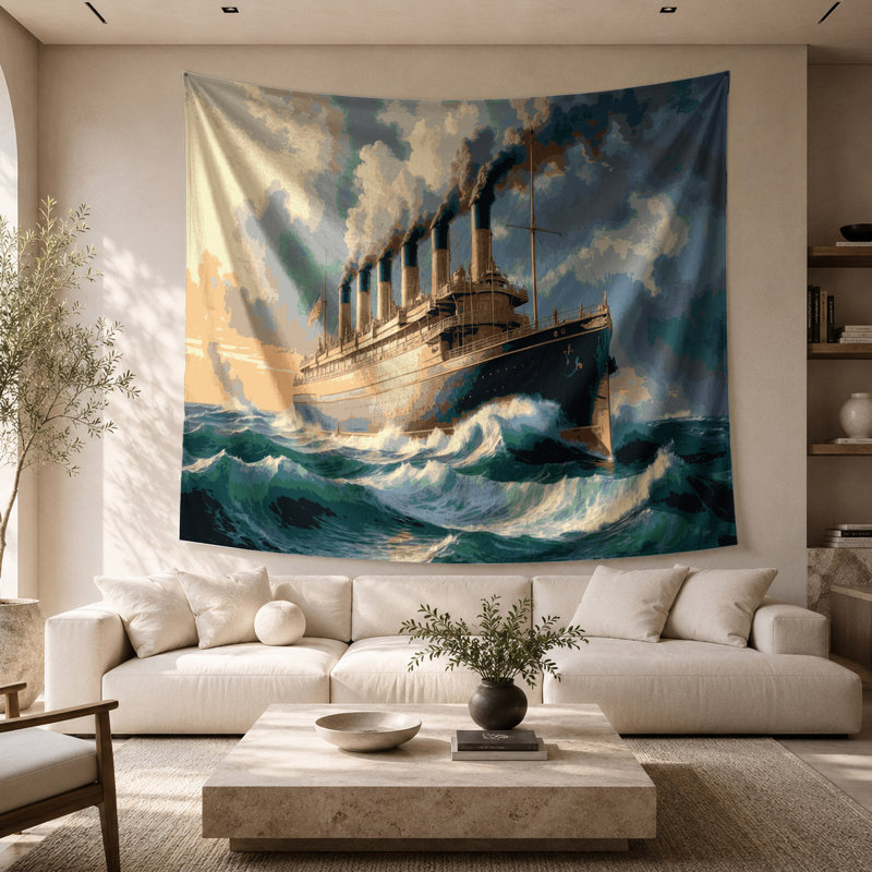 Tapisserie murale Trans vapeur, 26 po x 36 po